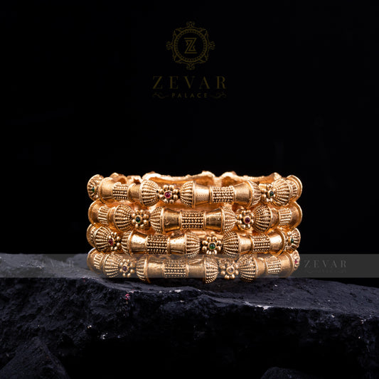 Gold Plated Bangle (4 pieces) -21