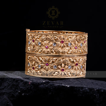 Gold Plated Bangle - 22