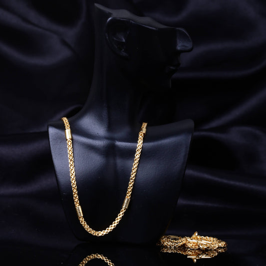 Cubic Gold-plated Chain