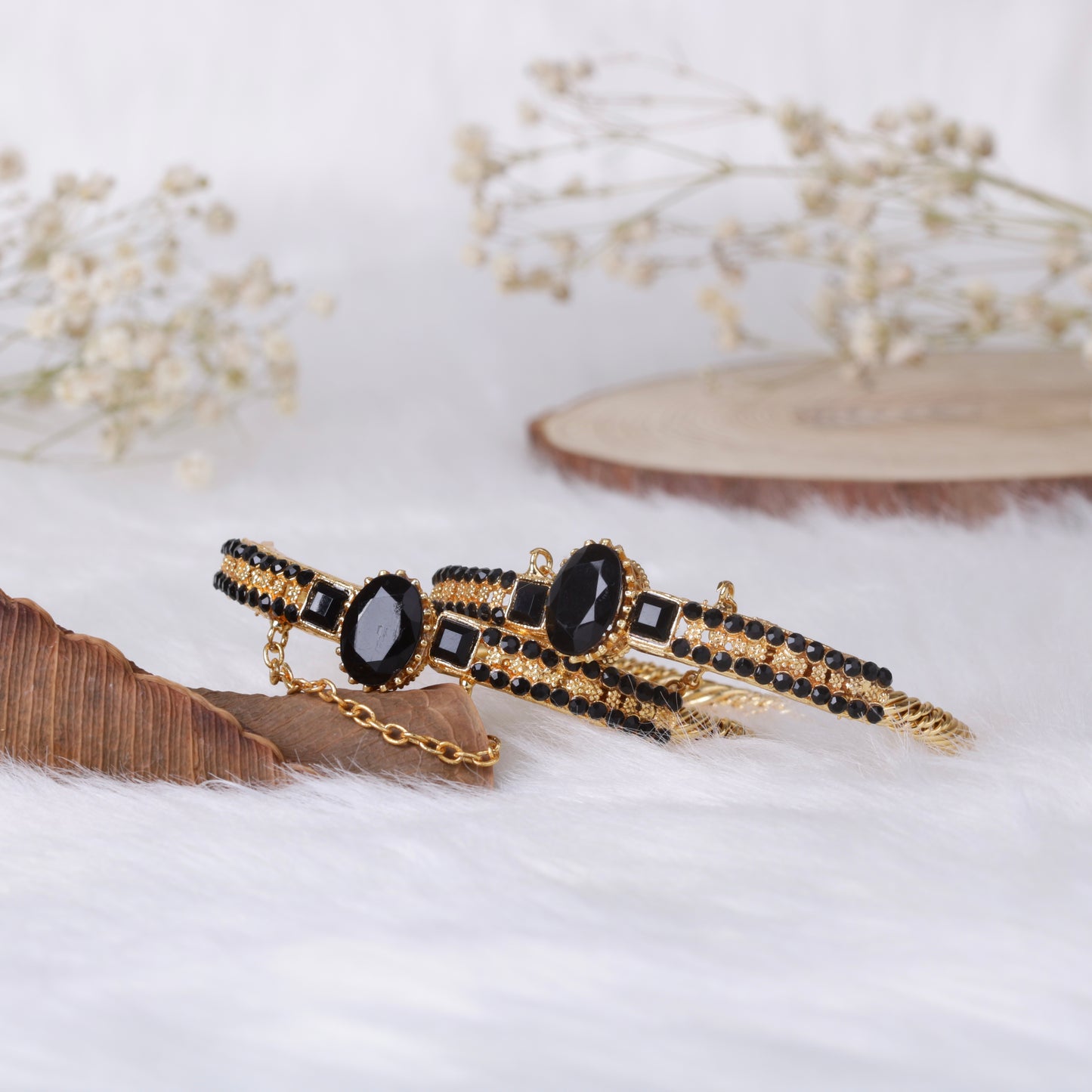 Amethyst Egyptian Bangles