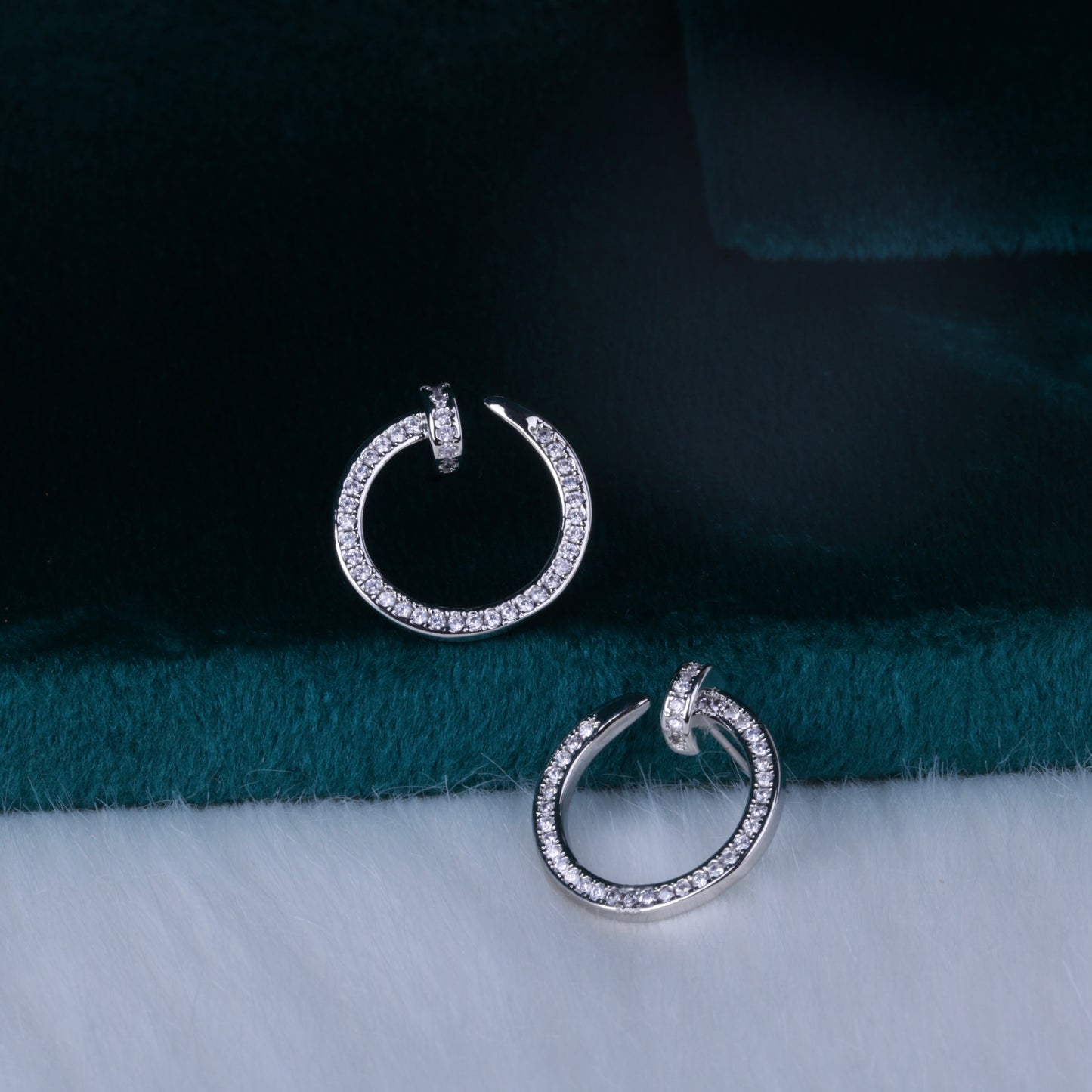 Moon Charm Earring