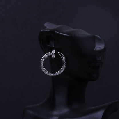 Moon Charm Earring