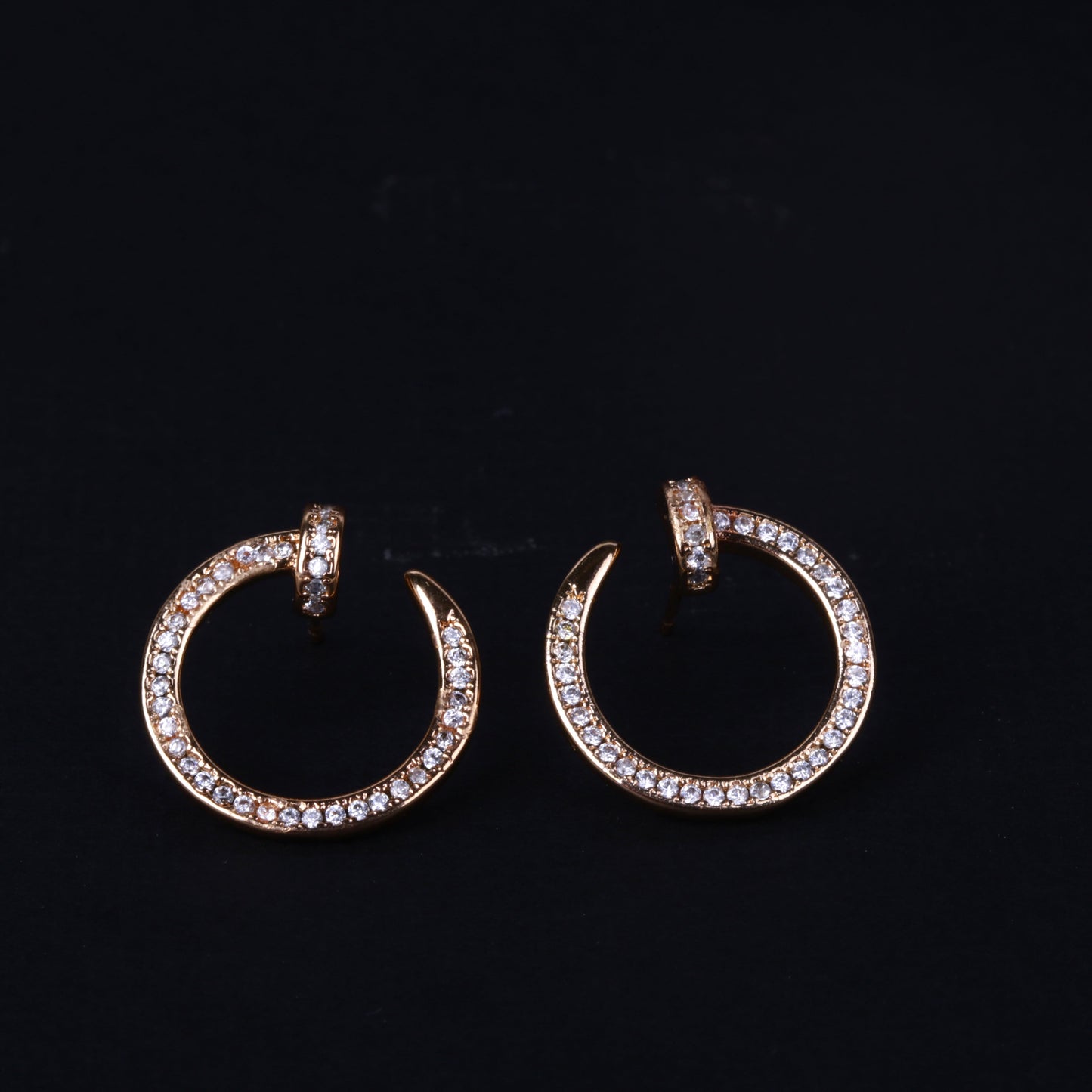 Moon Charm Earring