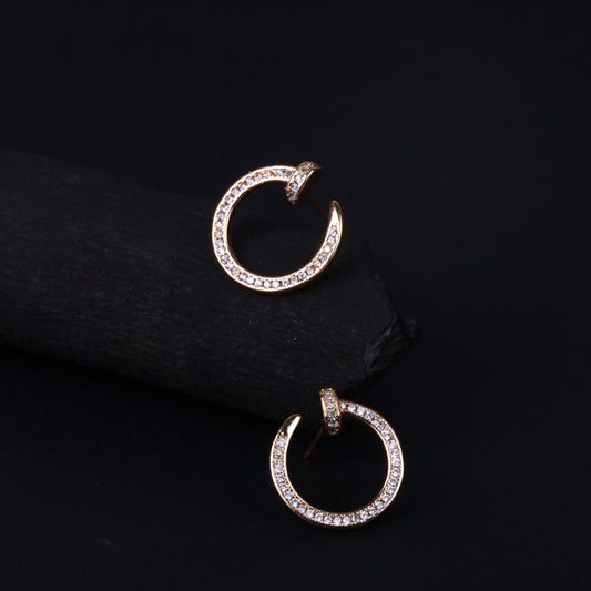 Moon Charm Earring