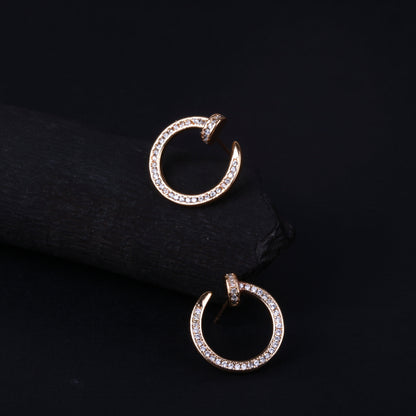 Moon Charm Earring