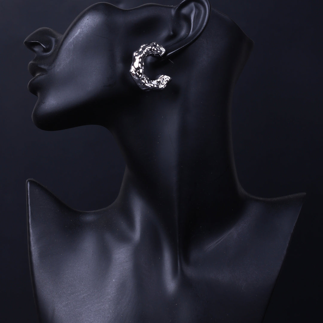 Wrinkled Shaped Earring