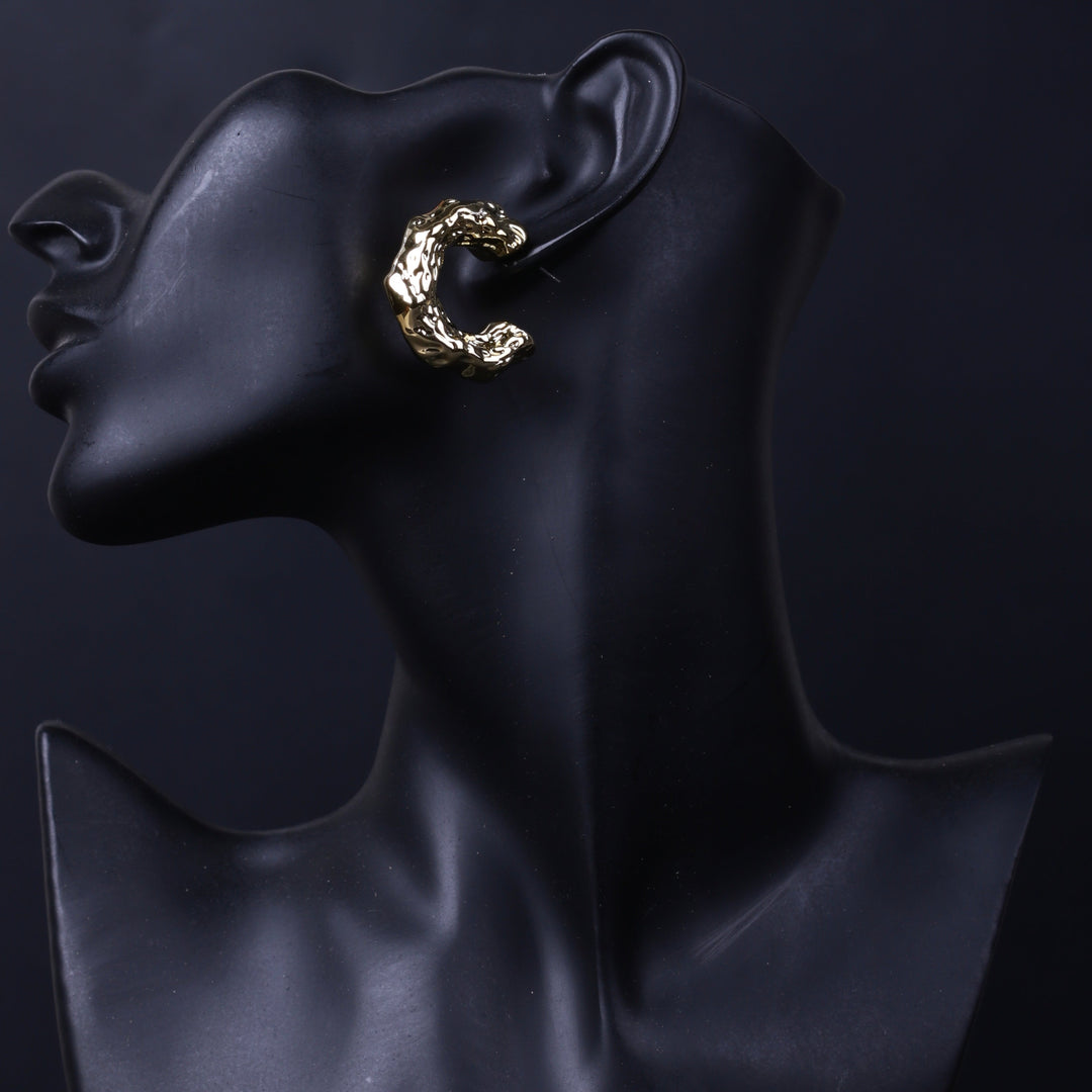 Wrinkled Shaped Earring