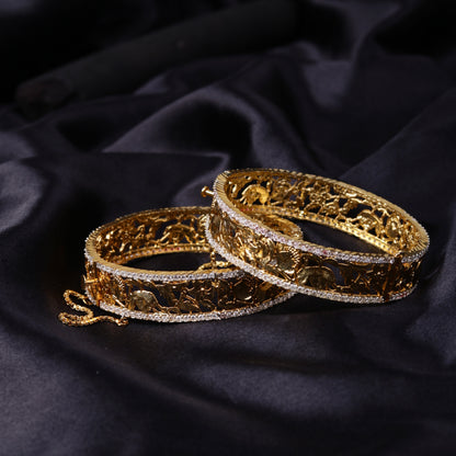 Golden Victorian Bangle