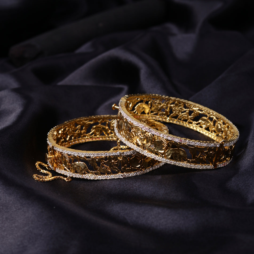 Golden Victorian Bangle