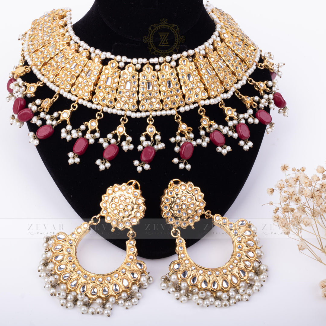 Stunning Kundan Set - 08