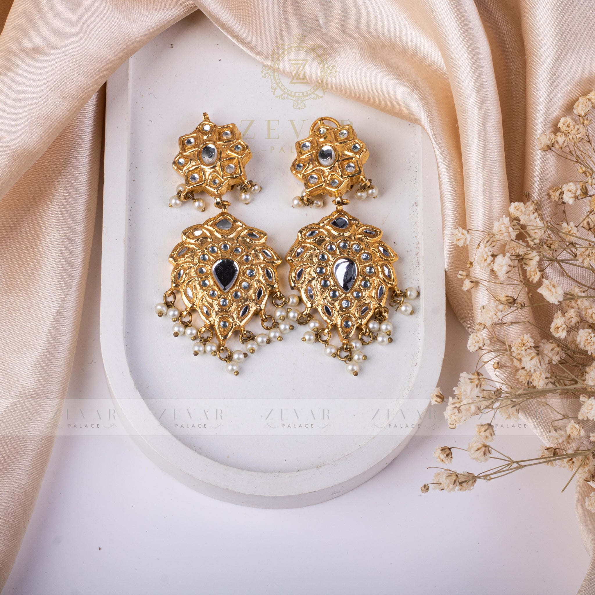 Stunning Kundan Earring - 06