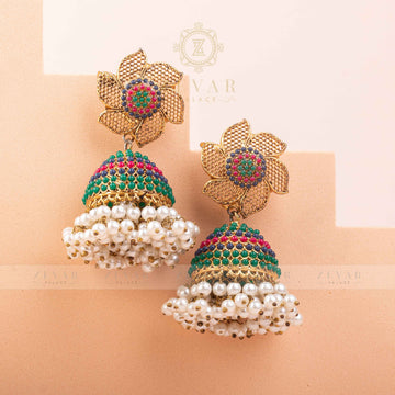 Naurattan Earrings - 87