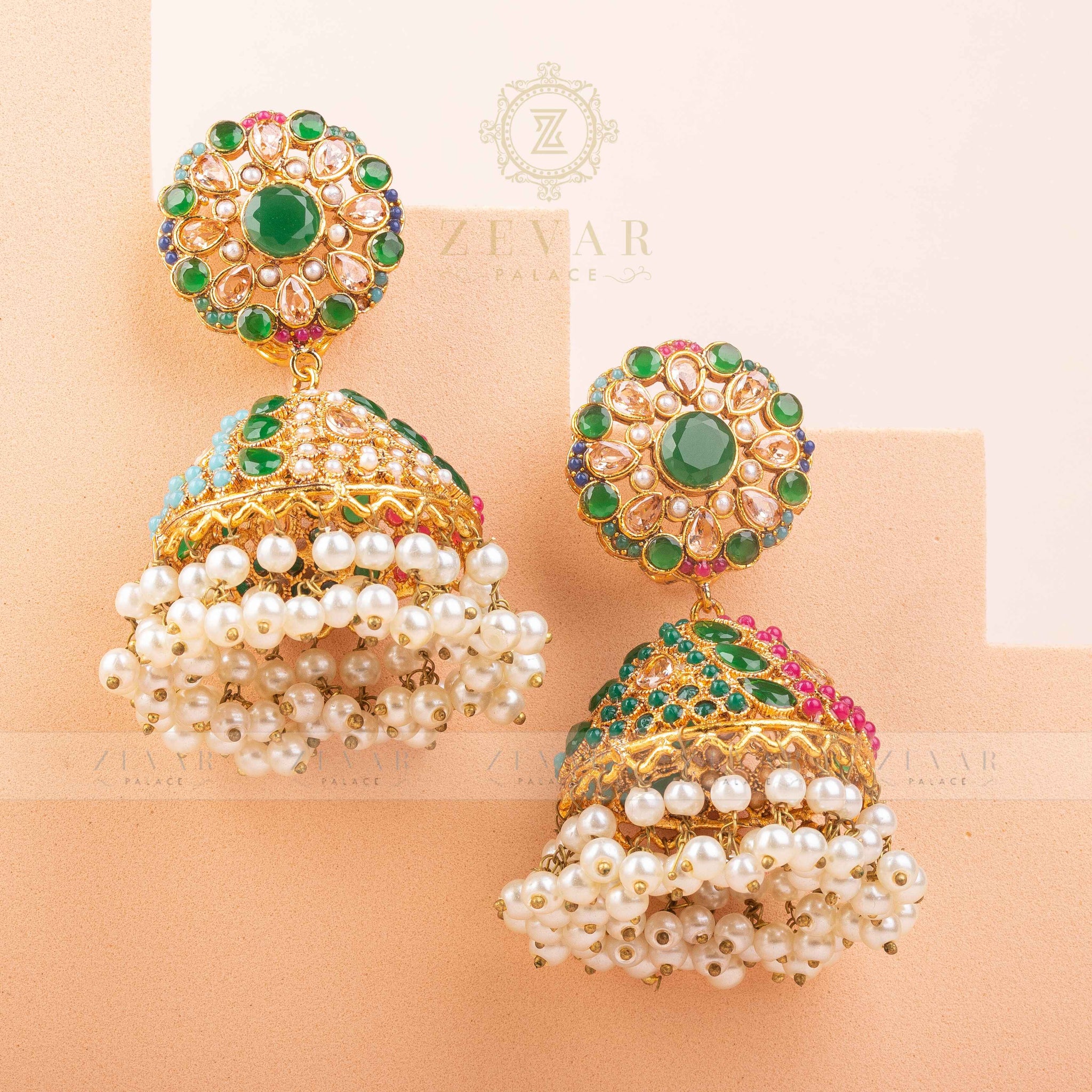 Naurattan Earrings - 92