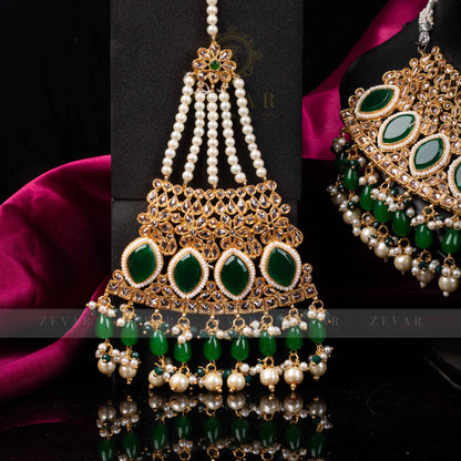 Bridal Stunning Kundan Set - 026