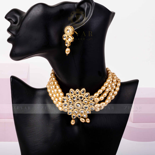 Stunning Kundan Set - 045