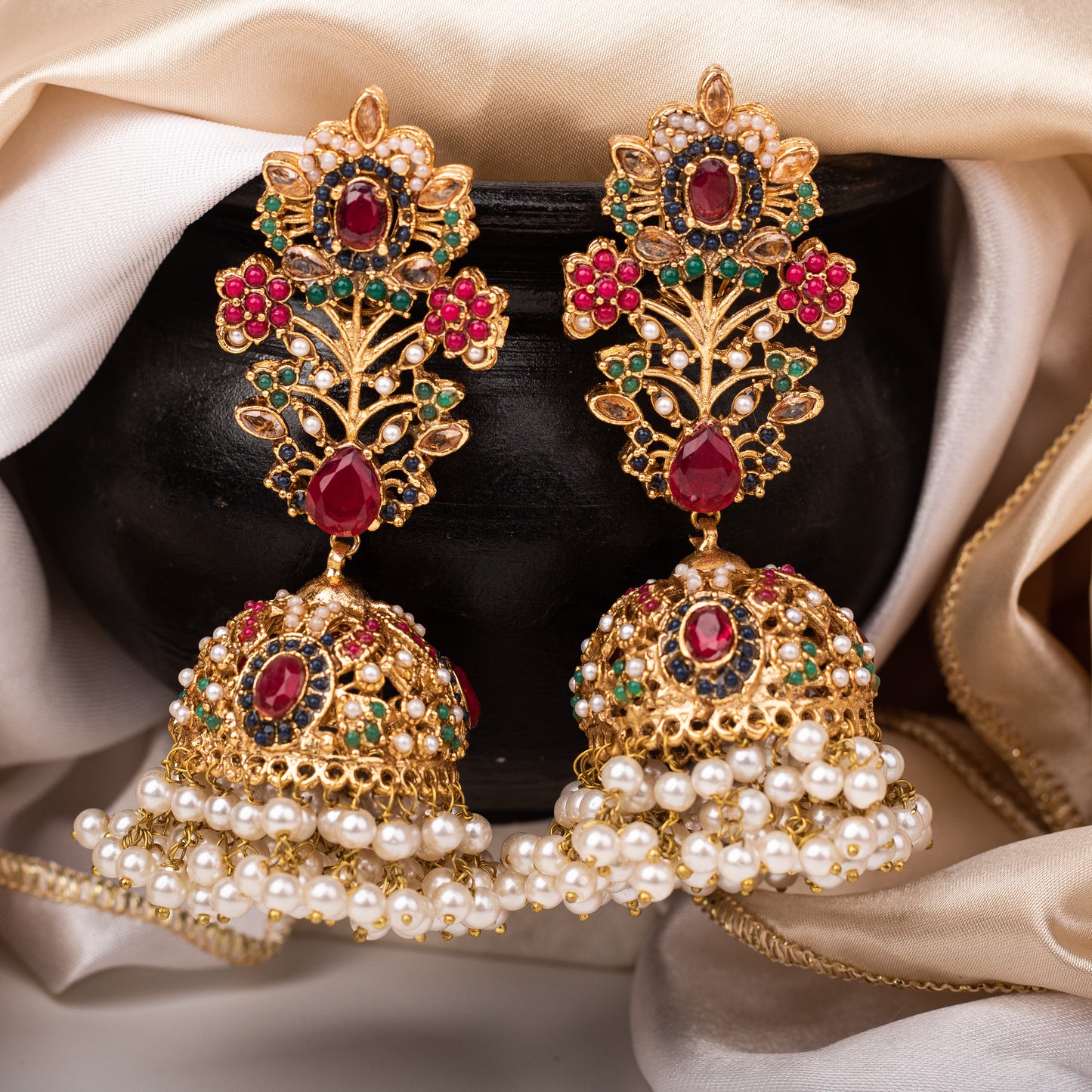 Royal Garden Jhumkas