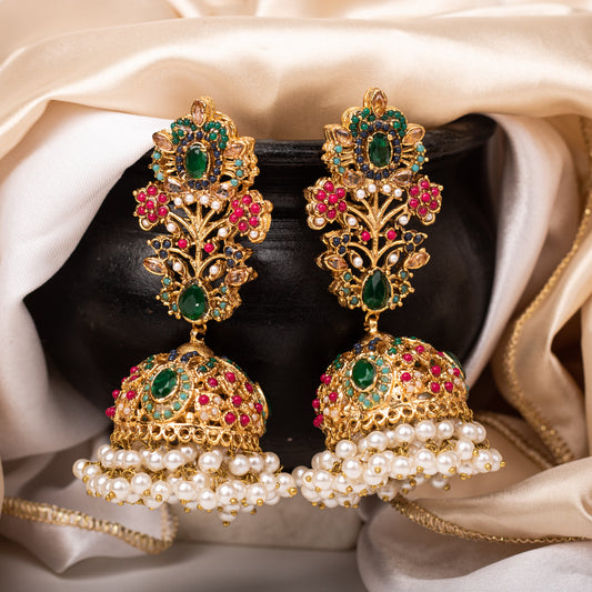 Royal Garden Jhumkas