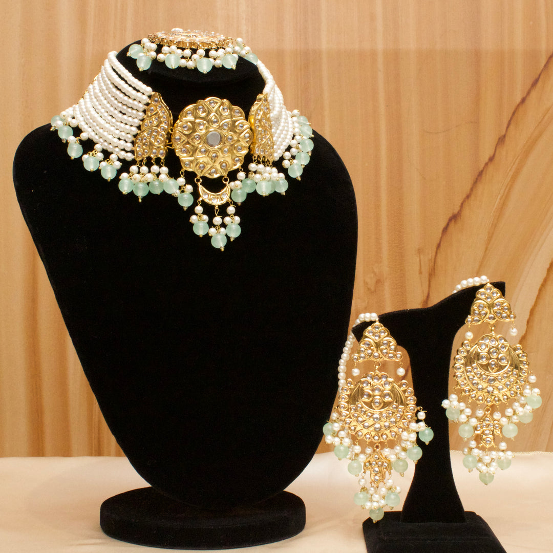Elegant Laak kundun Choker Set -01