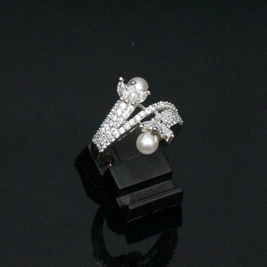 Double Pearl Ring