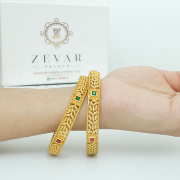 Rajwari Majestic Bangle Pair of Two