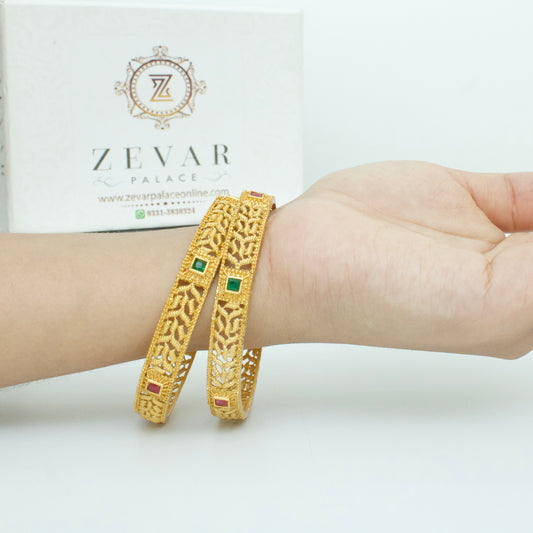 Rajwari Majestic Bangle Pair of Two