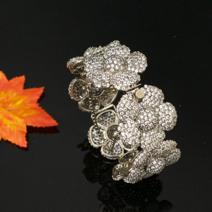 Elegant Real Zircon Single Bangle