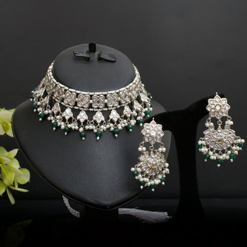 Stunning Laak Kundan Silver  Chokar