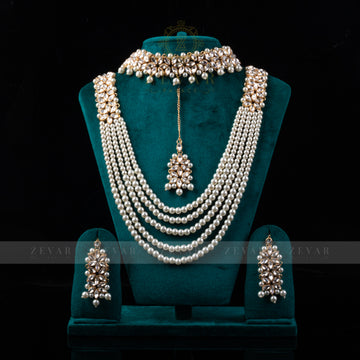 Imperial Bridal Kundun Pearl Set