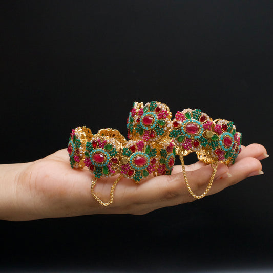 Naurattan  Flower Bangles