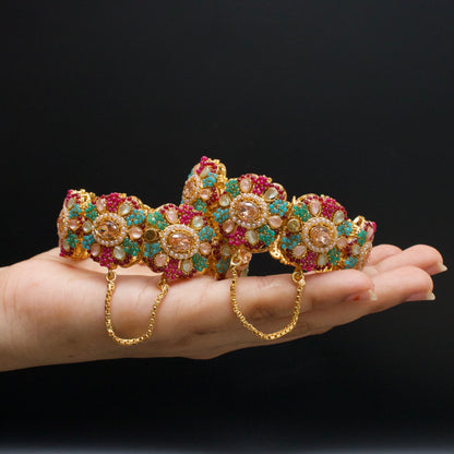 Naurattan  Flower Bangles