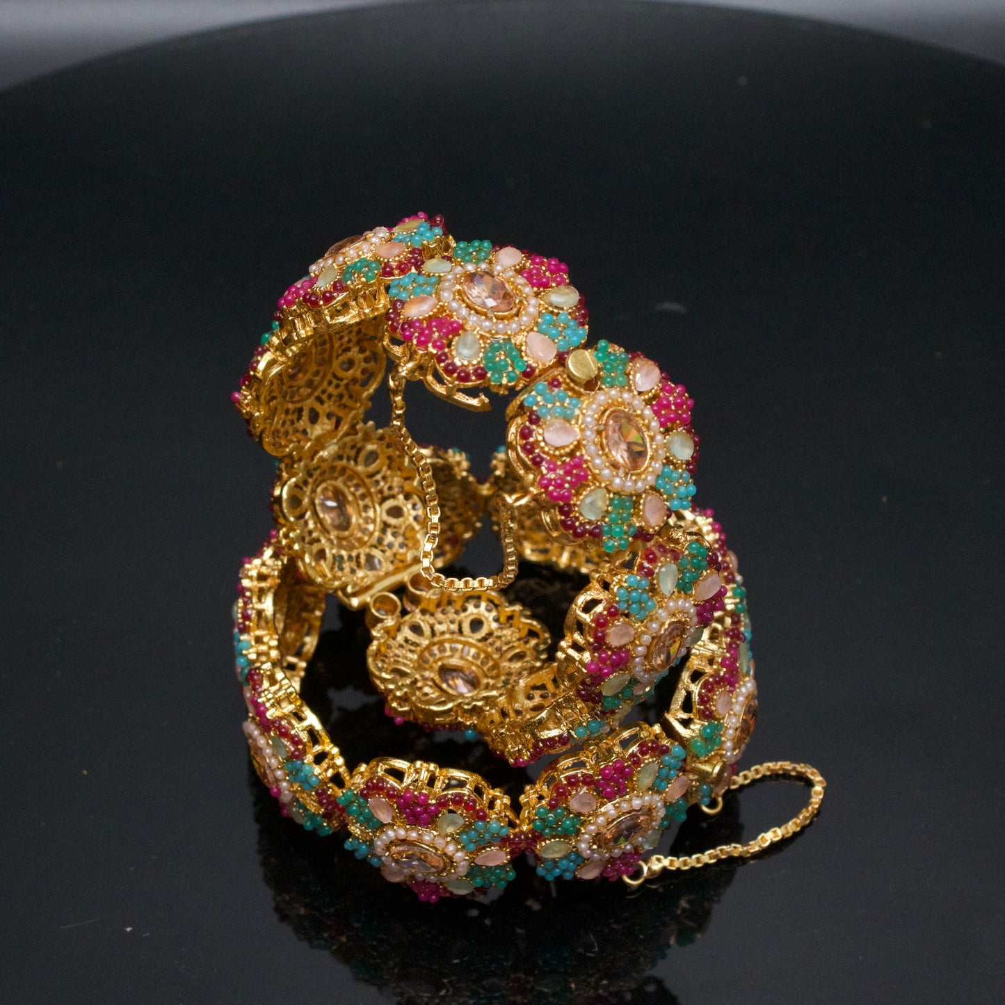 Naurattan  Flower Bangles
