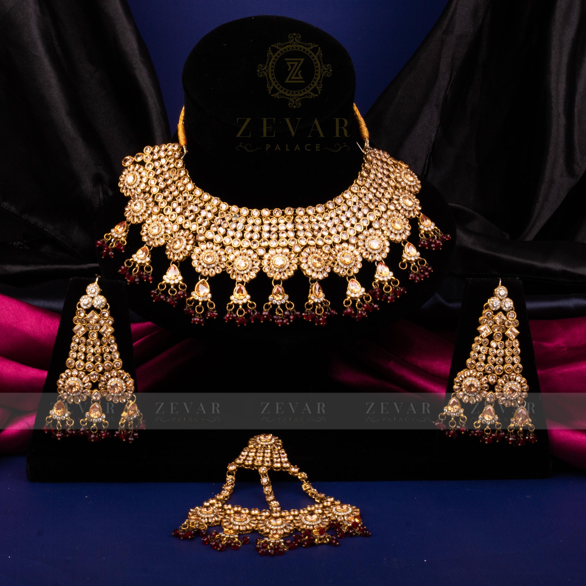 Bridal Stunning Kundan Set - 086