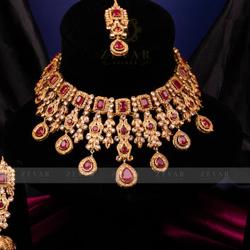 Bridal Stunning Kundan Set - 087