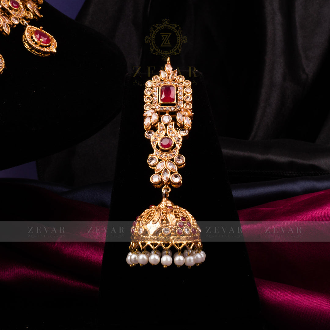 Bridal Stunning Kundan Set - 087