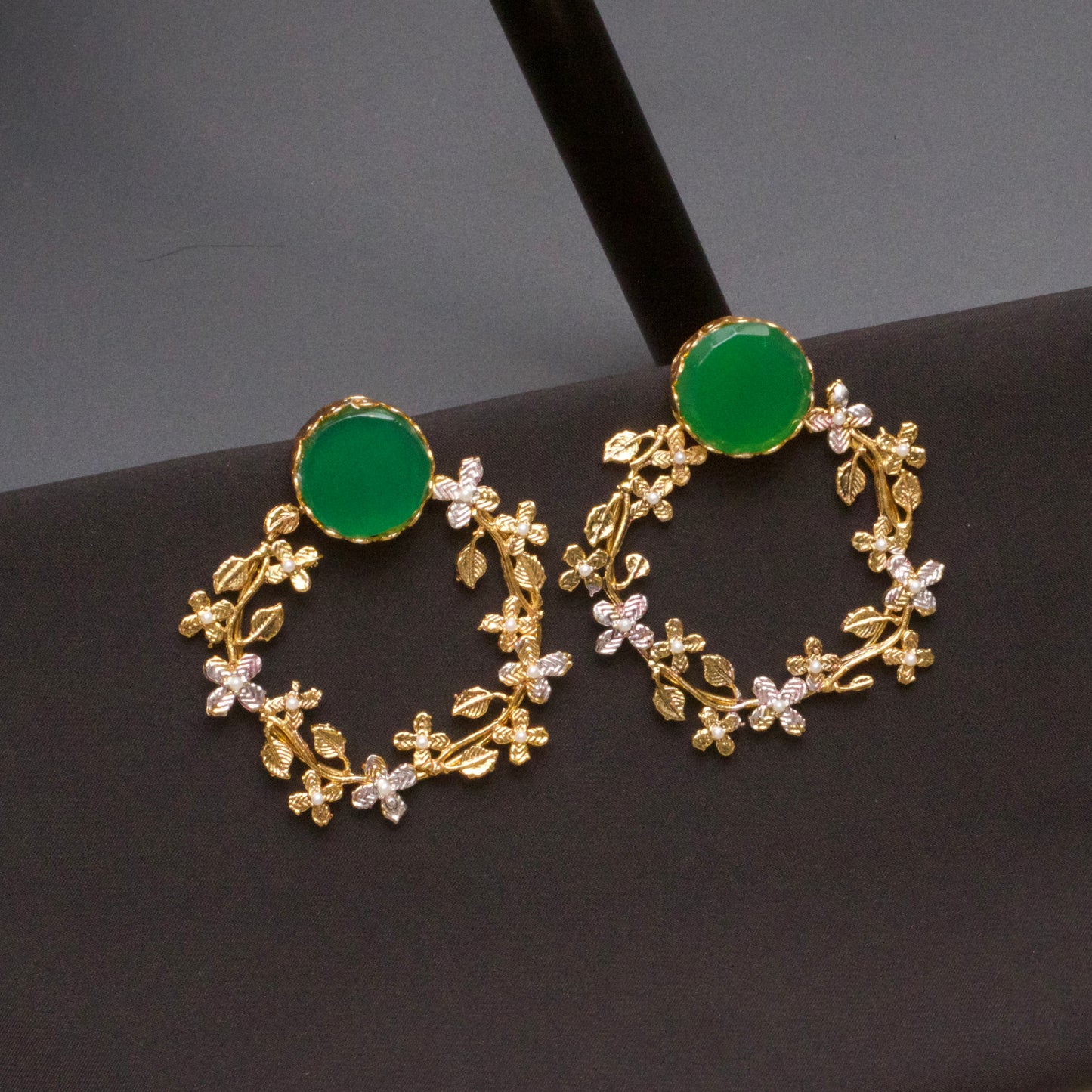 FLOURISH PEARL | Botanical Earrings