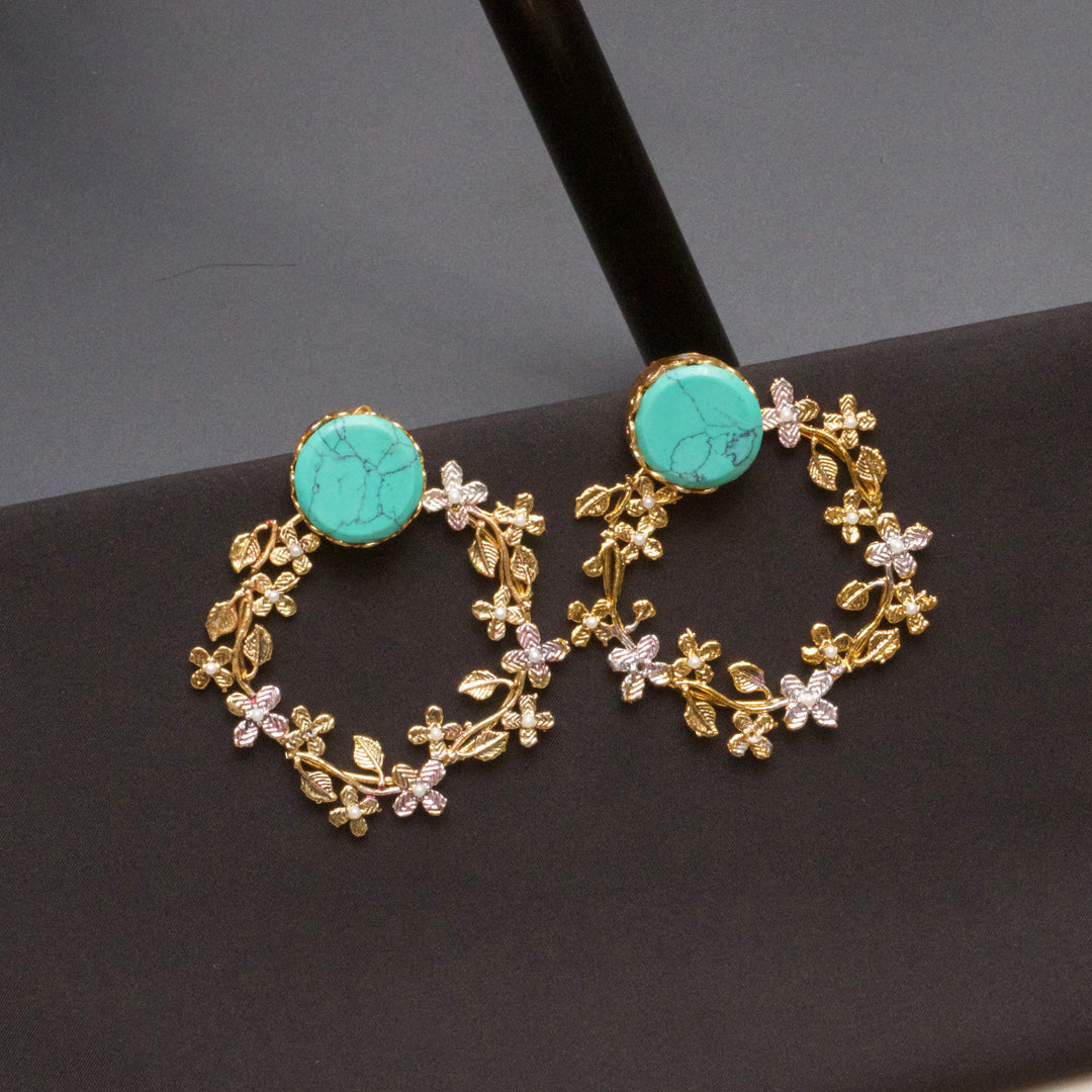 FLOURISH PEARL | Botanical Earrings