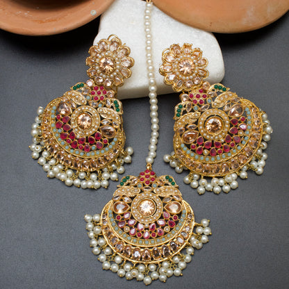 Exquisite Earrings with Teeka