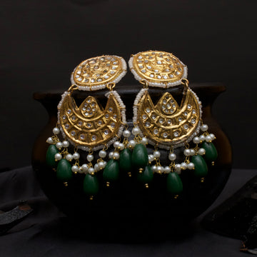 Stunning Laak Kundan Set Jhumkay