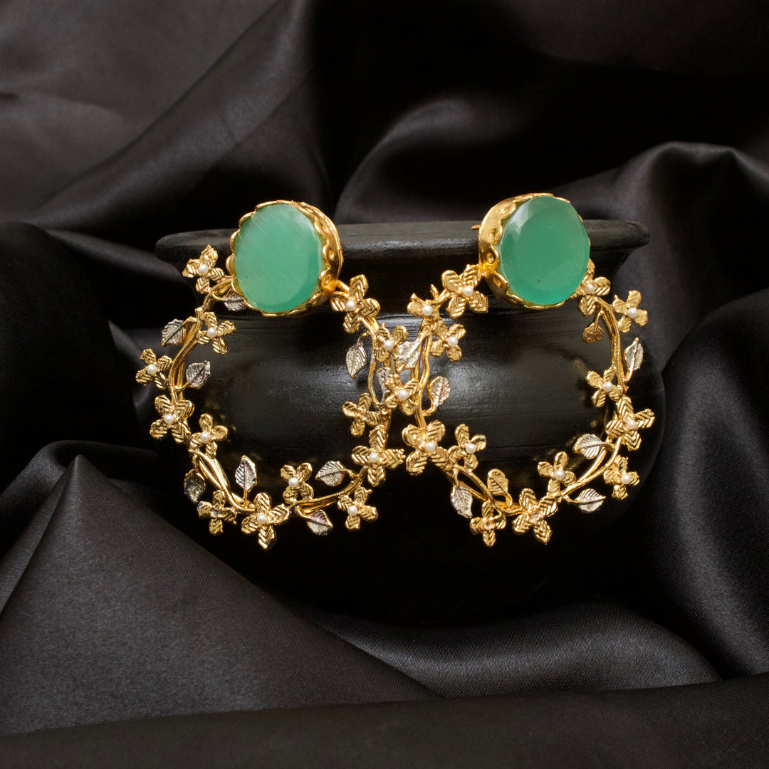 FLOURISH PEARL | Botanical Earrings