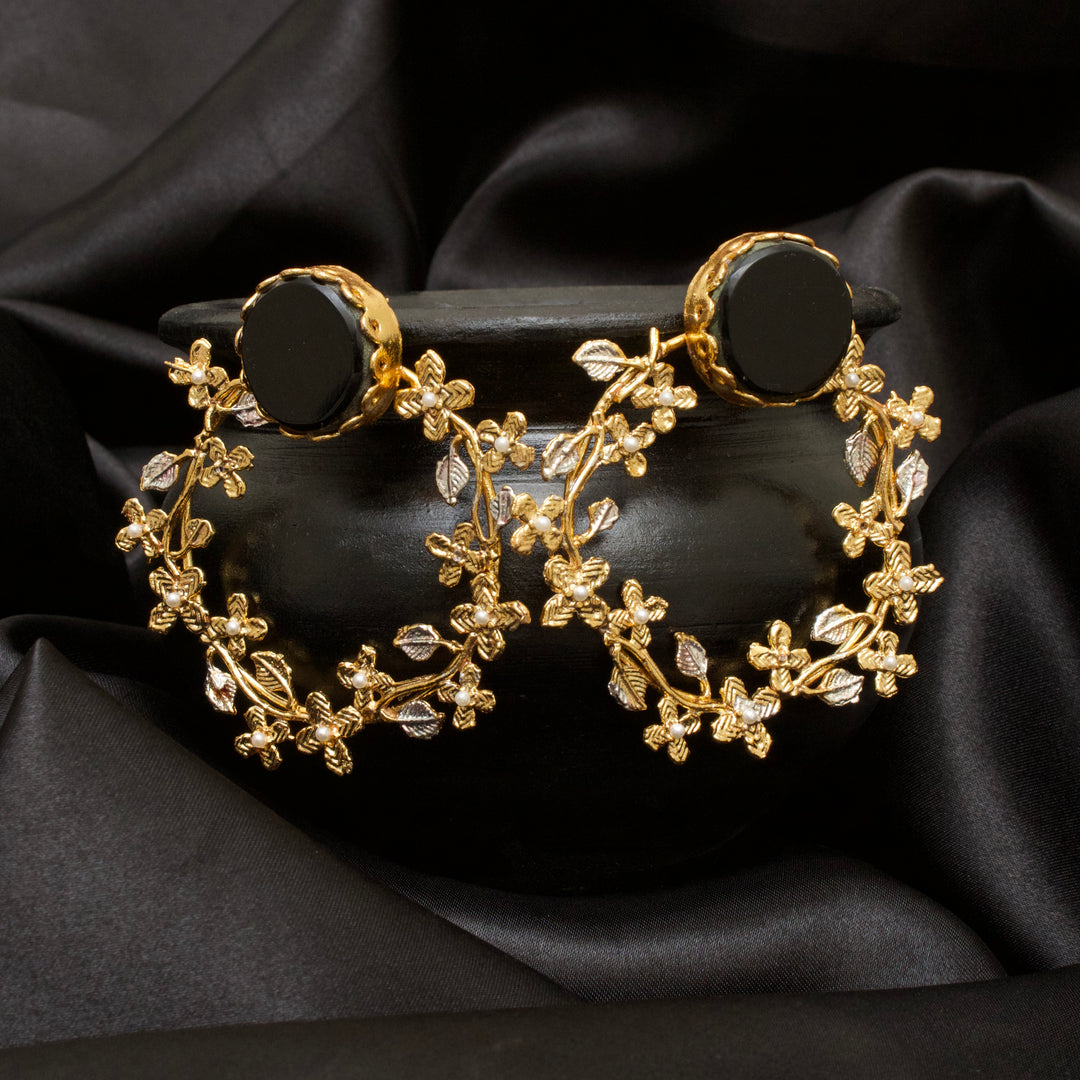 FLOURISH PEARL | Botanical Earrings