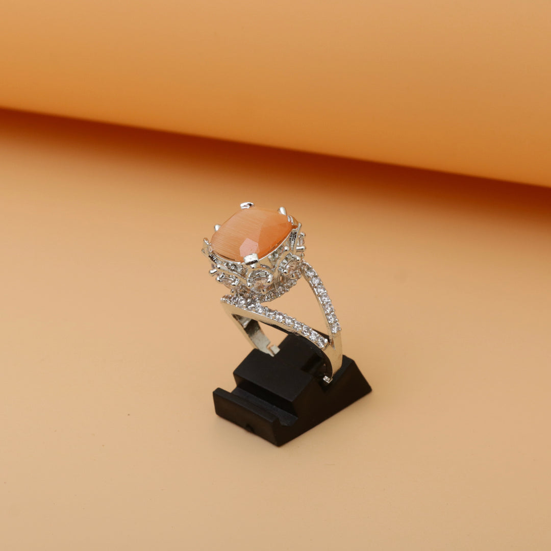 Diamonds Crystals Ring