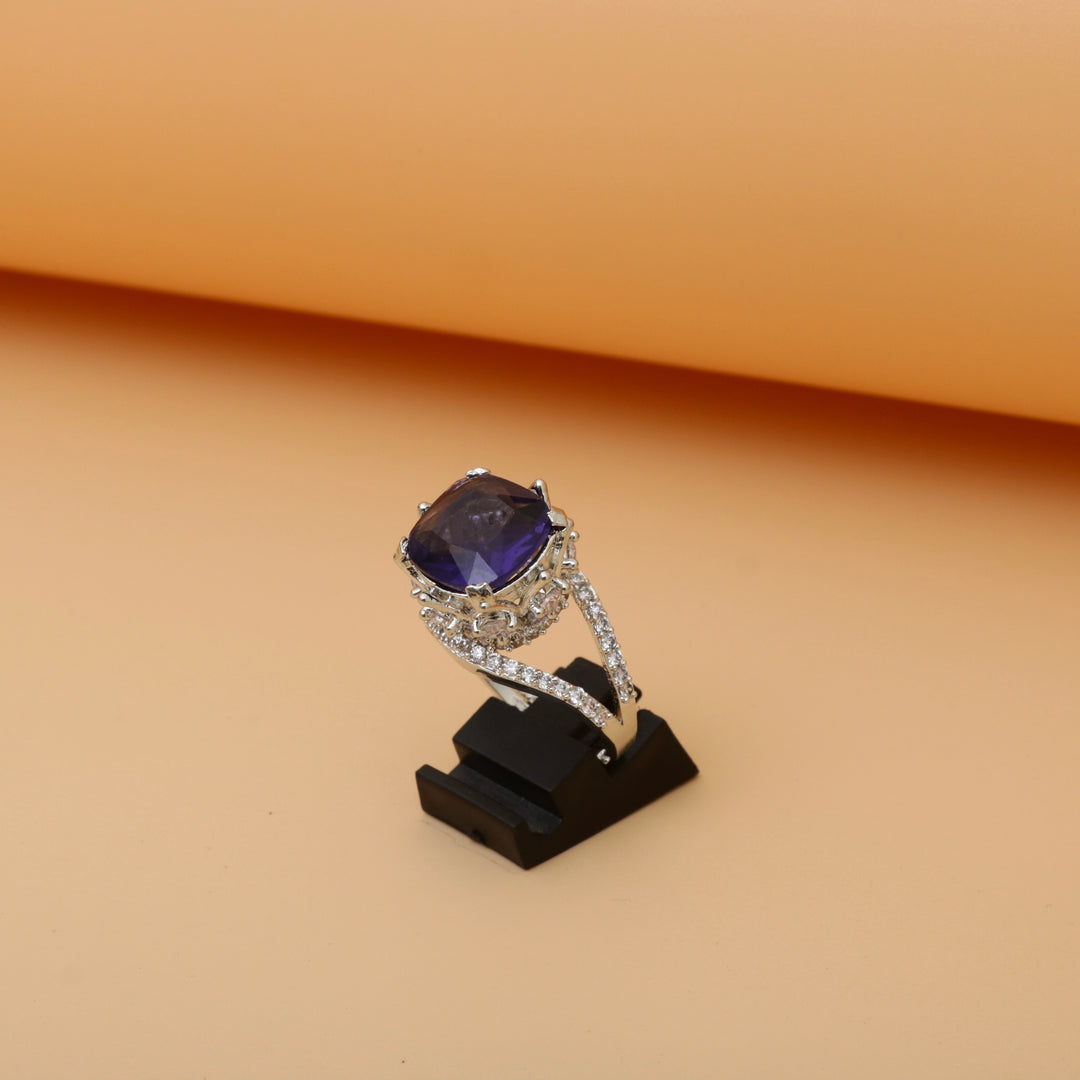 Diamonds Crystals Ring