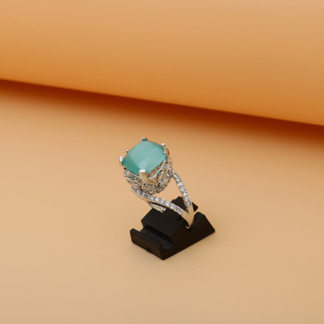 Diamonds Crystals Ring