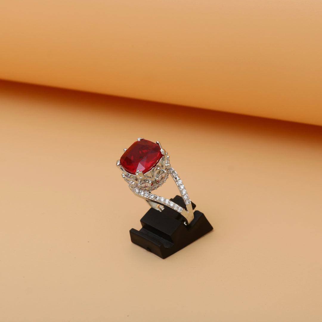 Diamonds Crystals Ring