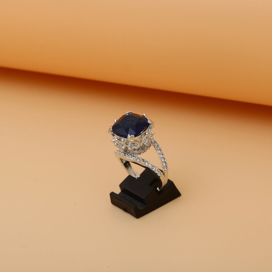 Diamonds Crystals Ring