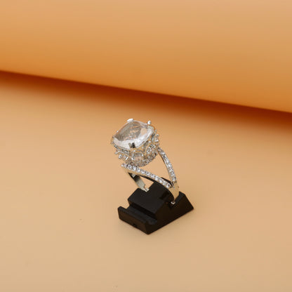 Diamonds Crystals Ring