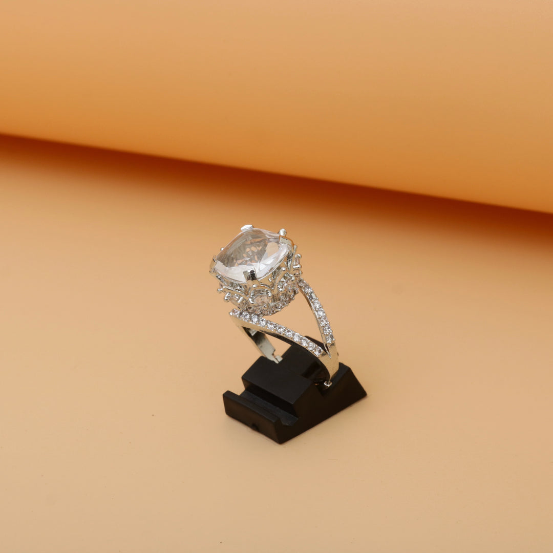 Diamonds Crystals Ring