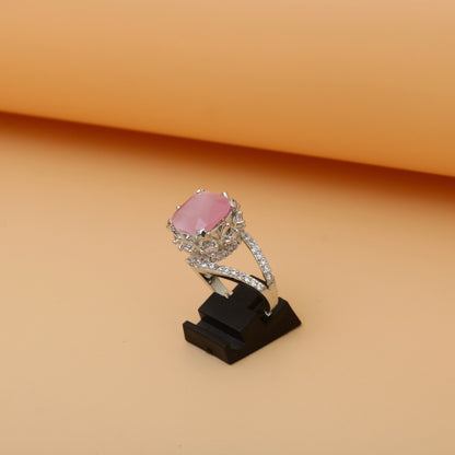 Diamonds Crystals Ring