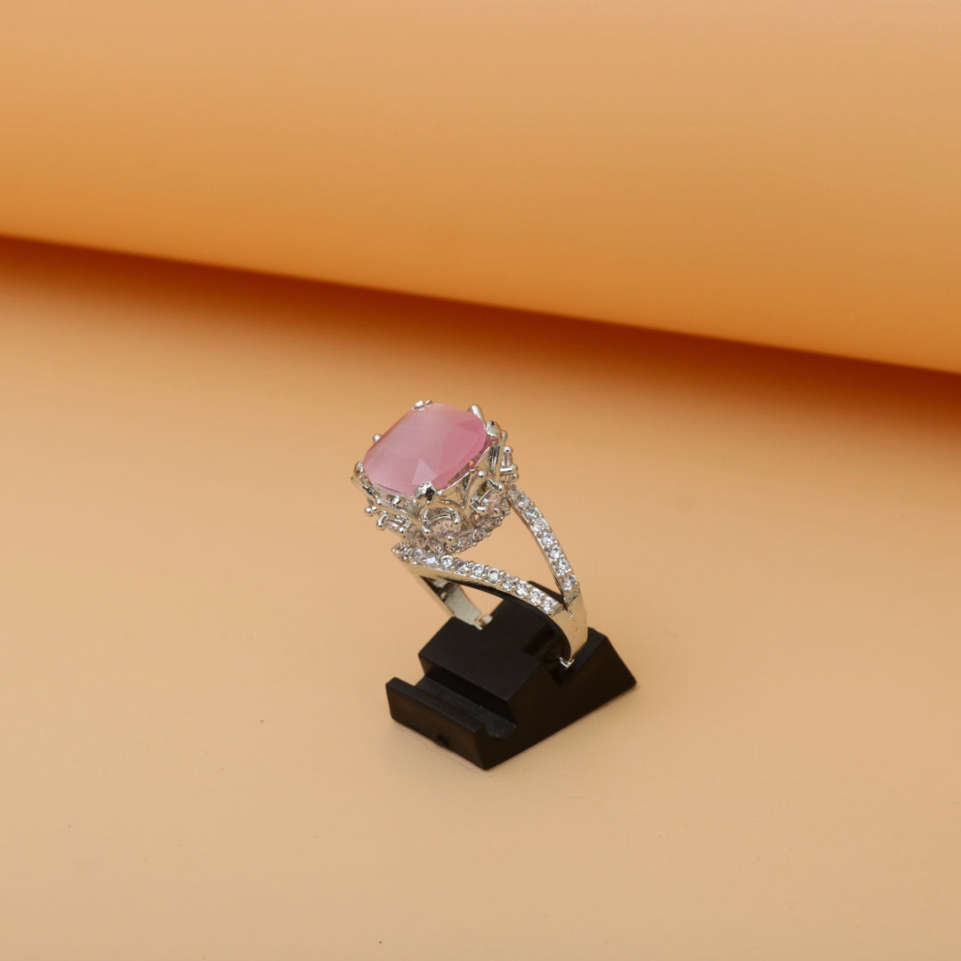 Diamonds Crystals Ring