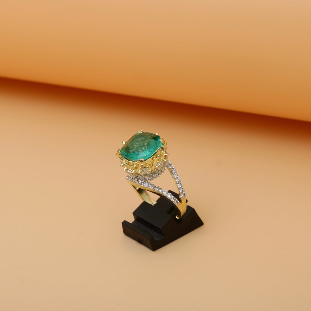 Diamonds Crystals Ring